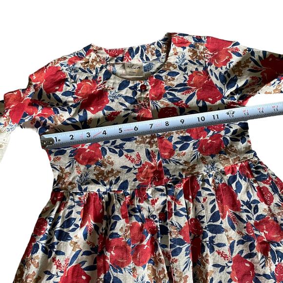 Utsa Kids Floral Dress Kids Sz 7-8 - Picture 9 of 11